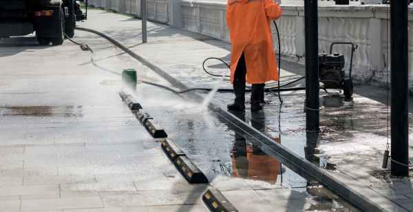 Parking Lot Pressure Washing in Scranton