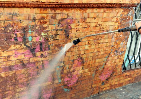 Cost of Brick Graffiti Cleaning in Scranton